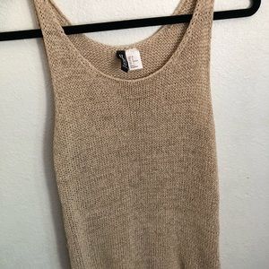 Beige tank top